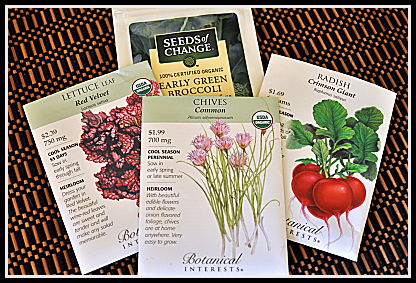 winter seed packets