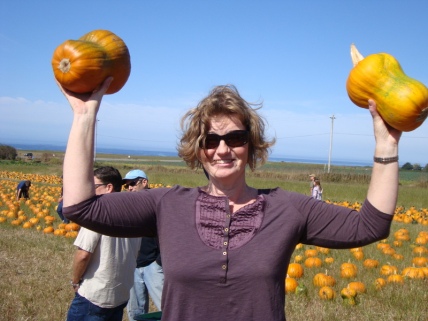 Lifting Pumpkins is great exercise