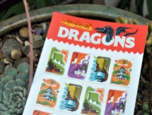 Dragons postage stamps
